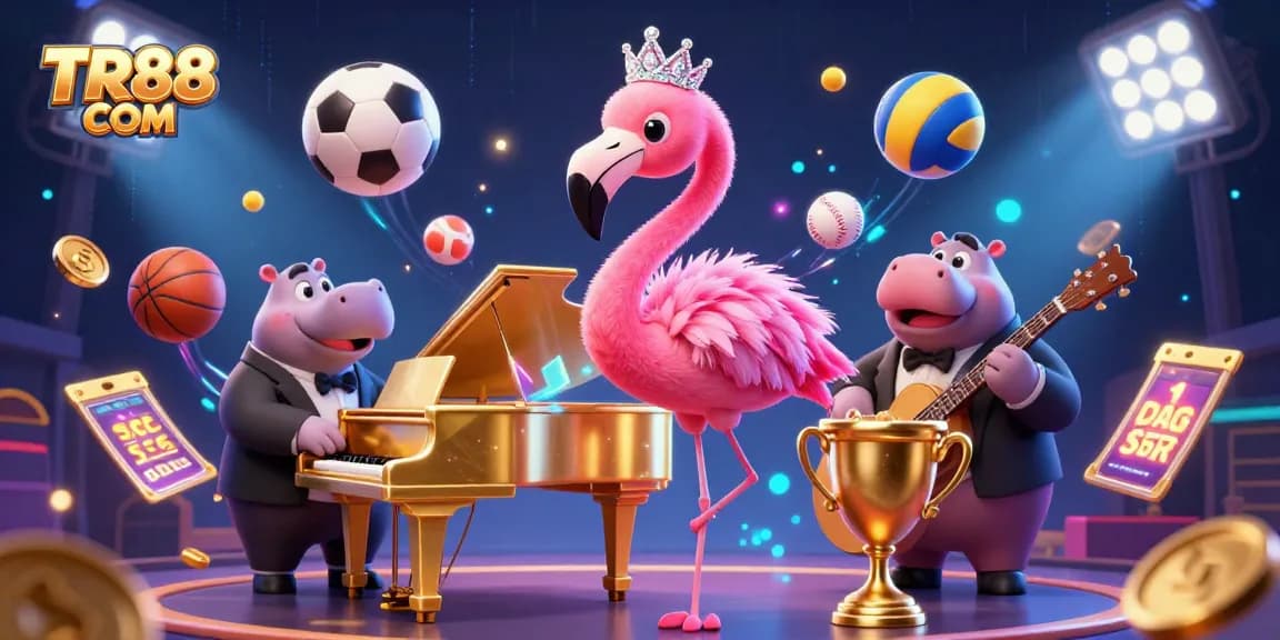 Bet big and win at TR88 COM while enjoying vibrant 3D casino excitement with immersive characters and game elements.