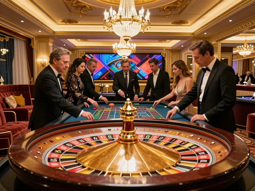Rasakan sensasi menempatkan taruhan di meja roulette mewah di Paris.