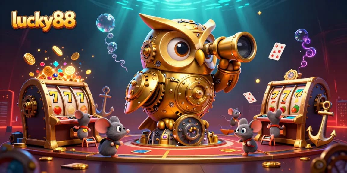 Spin the reels of lucky88 in a vibrant, energetic casino scene filled with thrilling elements.