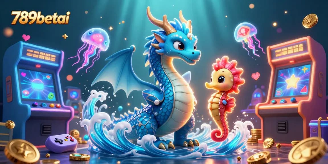 Engage with the thrill of 789betai's online gaming world featuring vibrant underwater characters and casino elements.