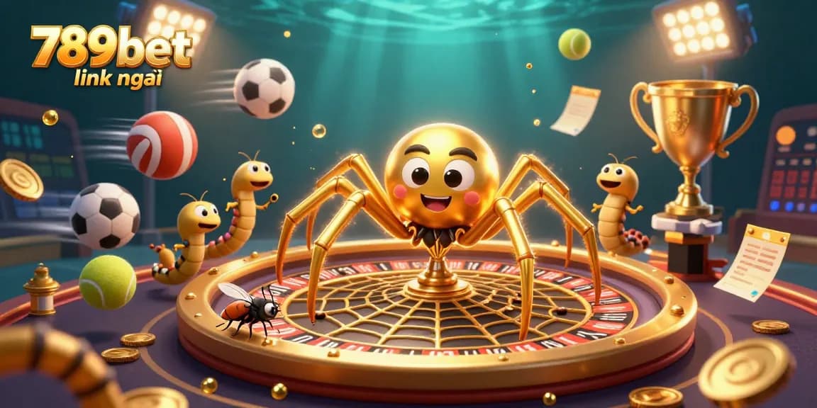 Engage with 789bet link mới and spin the wheel of fortune in this dynamic 3D casino illustration.