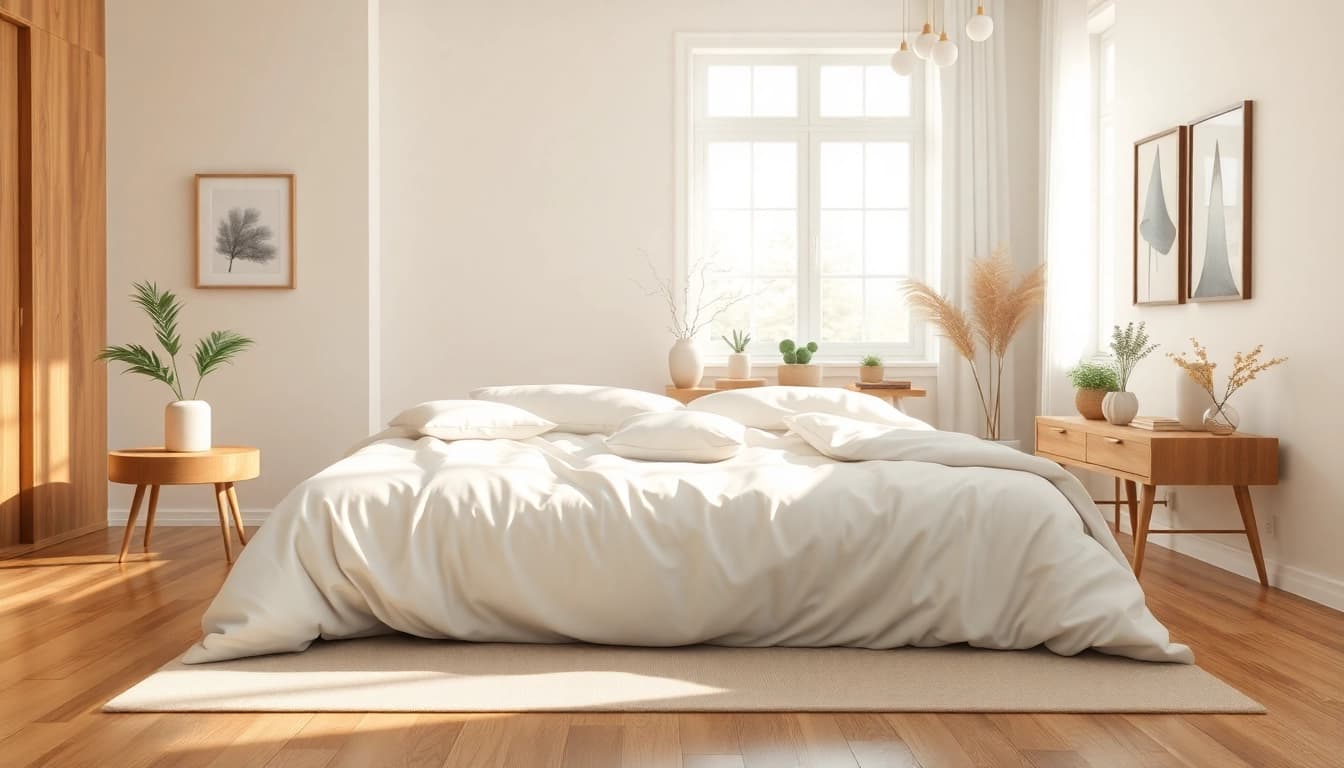 Transform your space with a stylish full size bed, designed for comfort and elegance in modern interiors.