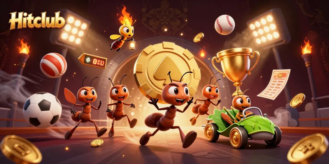 Join the Heist with Hitclub’s Ants as They Chase Big Wins and Golden Chips in a Casino Adventure