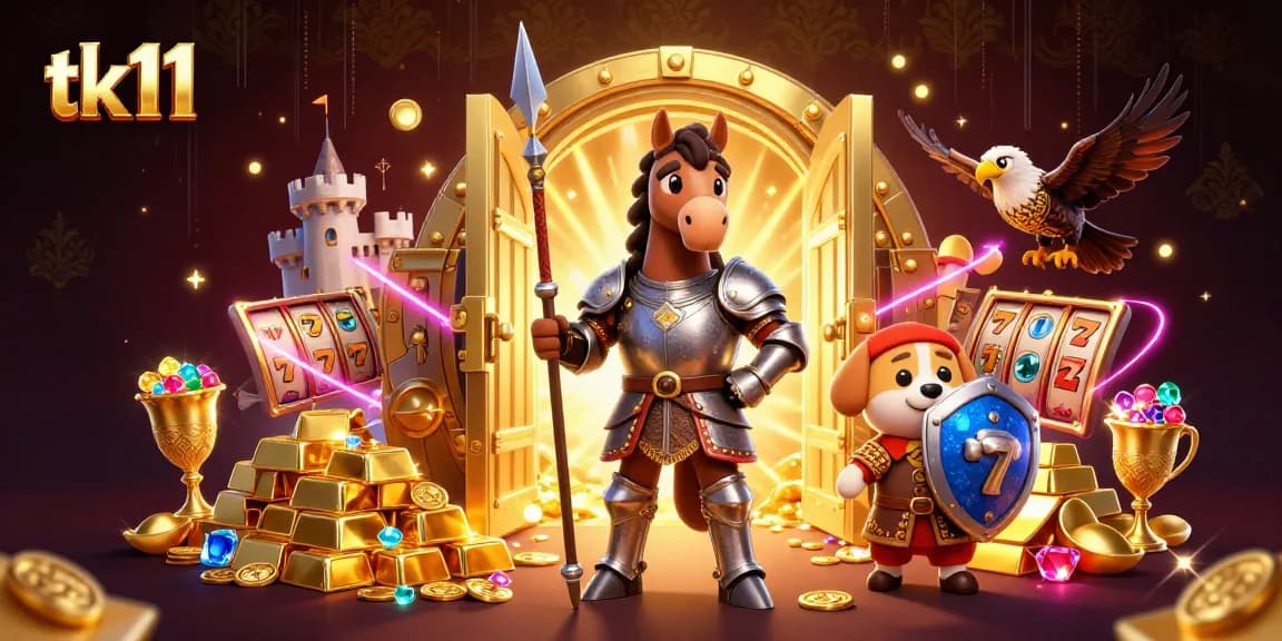 Engage with tk11's vibrant online casino world featuring dynamic characters and rich rewards.