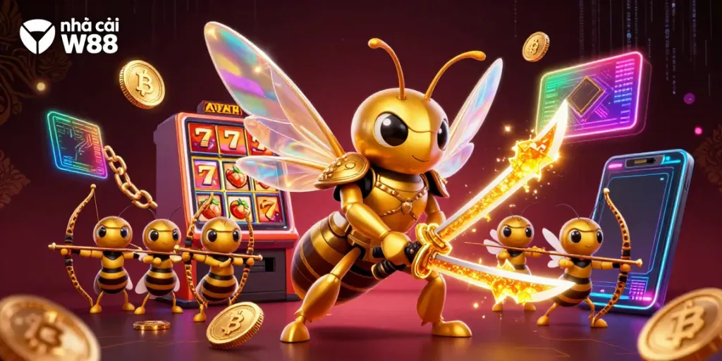 Experience thrilling gameplay at nhà cái W88 with dynamic slot games and vibrant crypto elements.