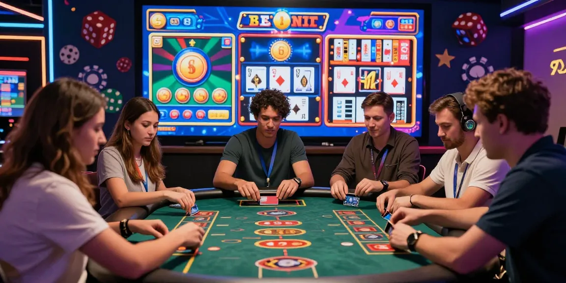 Exciting online casino gaming at https://mhfe.org.uk, featuring players actively engaging with credit cards in a vibrant digital environment.