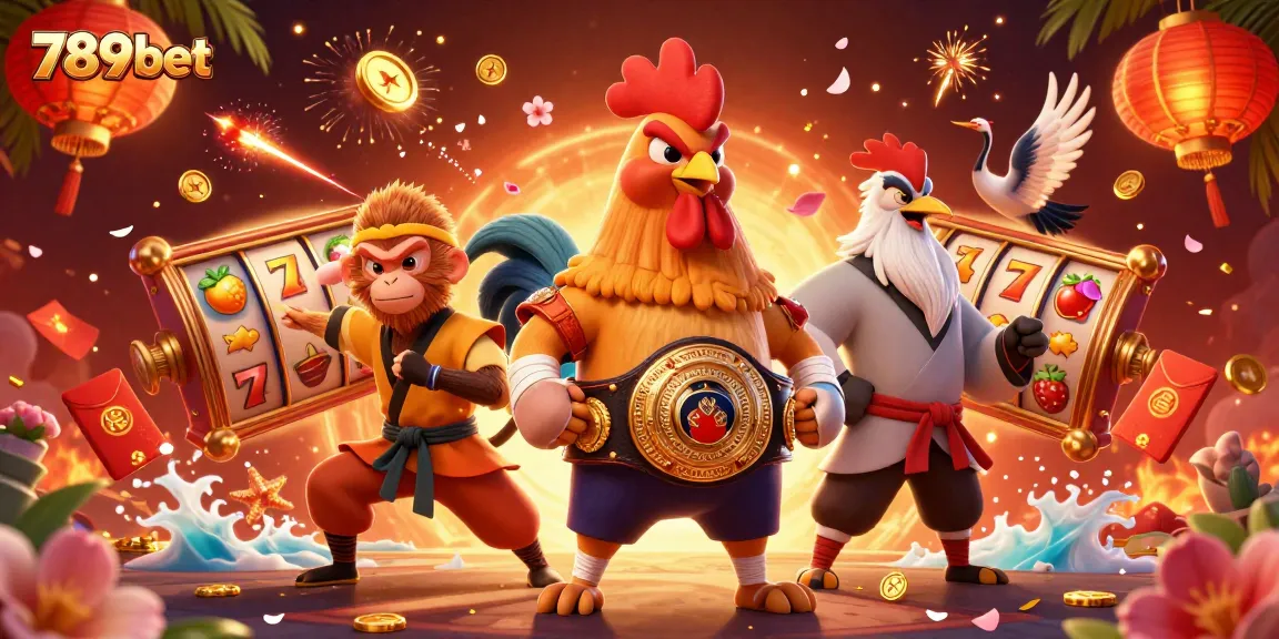 Engage with 789bet's lively gaming scene featuring vibrant characters and rich casino elements.