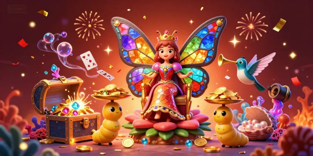 Experience the thrill of gaming at IDNSCORE with vibrant characters and dynamic casino elements.