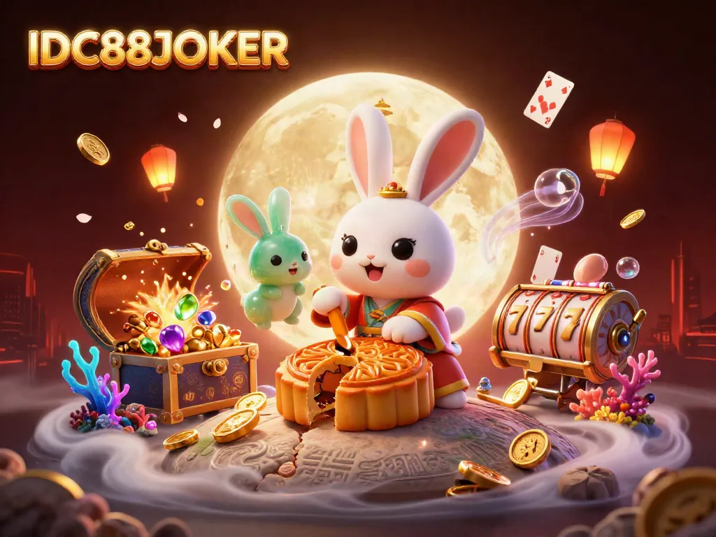 Experience joyous gameplay at IDC88JOKER with immersive moon-themed casino elements and thrilling games.