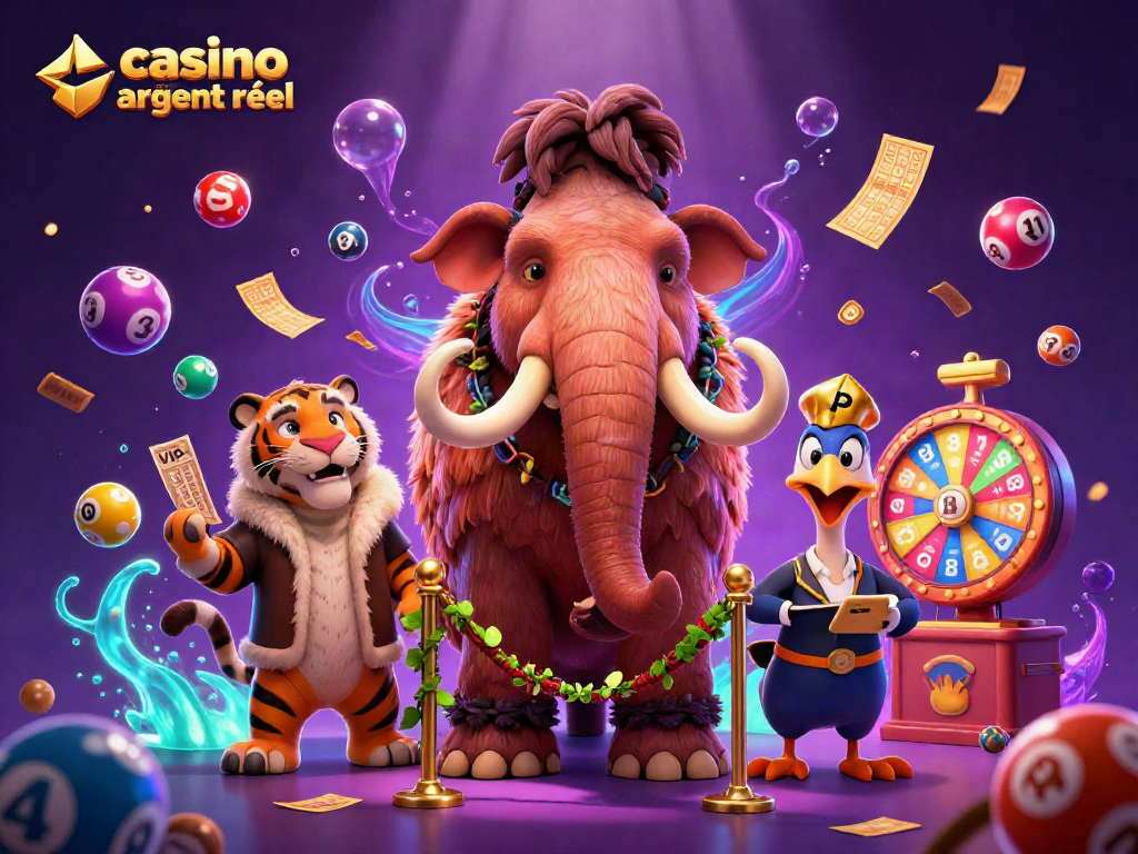 Jouez au casino en ligne argent réel avec des personnages captivants et des éléments dynamiques.