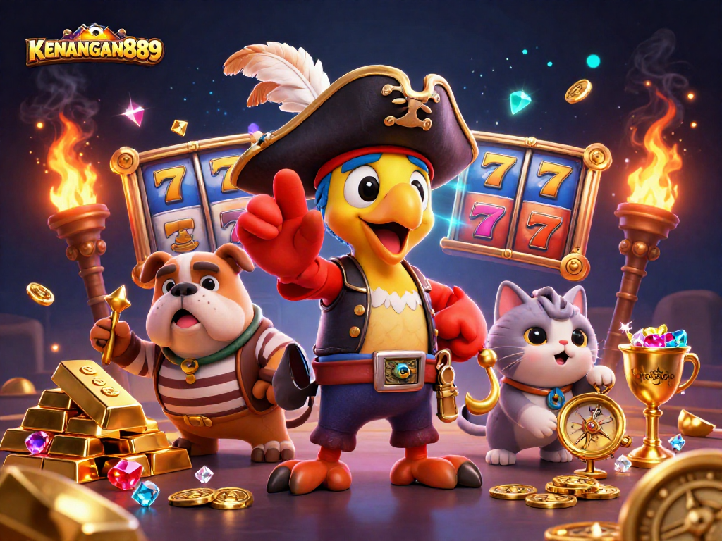 Experience thrilling moments on KENANGAN889 with pirate-themed slots and treasures galore!