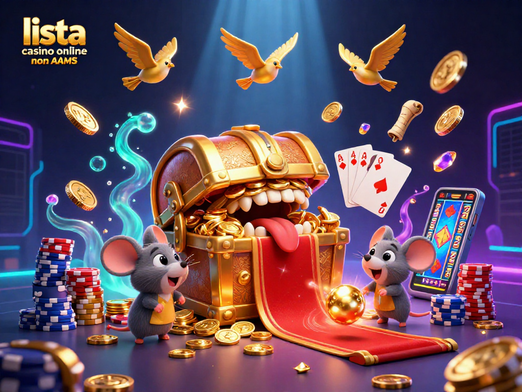 Gioca con la fortuna in lista casino online non AAMS, circondato da ricchi tesori e giochi d'azzardo avvincenti.