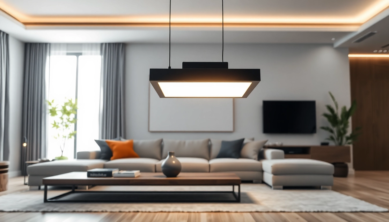 Illuminate your space with a stylish square light fixture enhancing modern interiors.