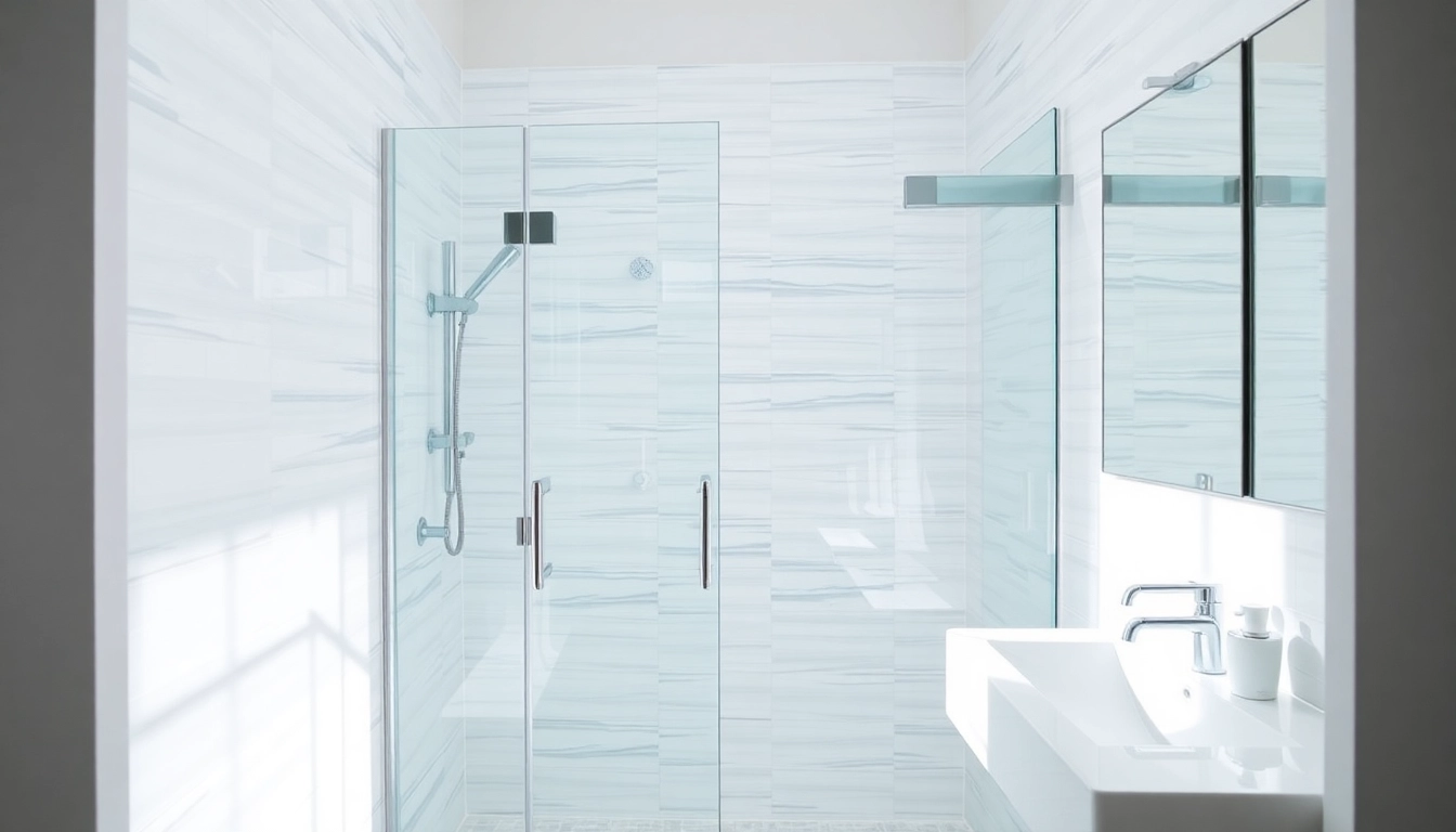 Stylish semi-frameless shower screens enhance a modern bathroom's elegance and functionality.