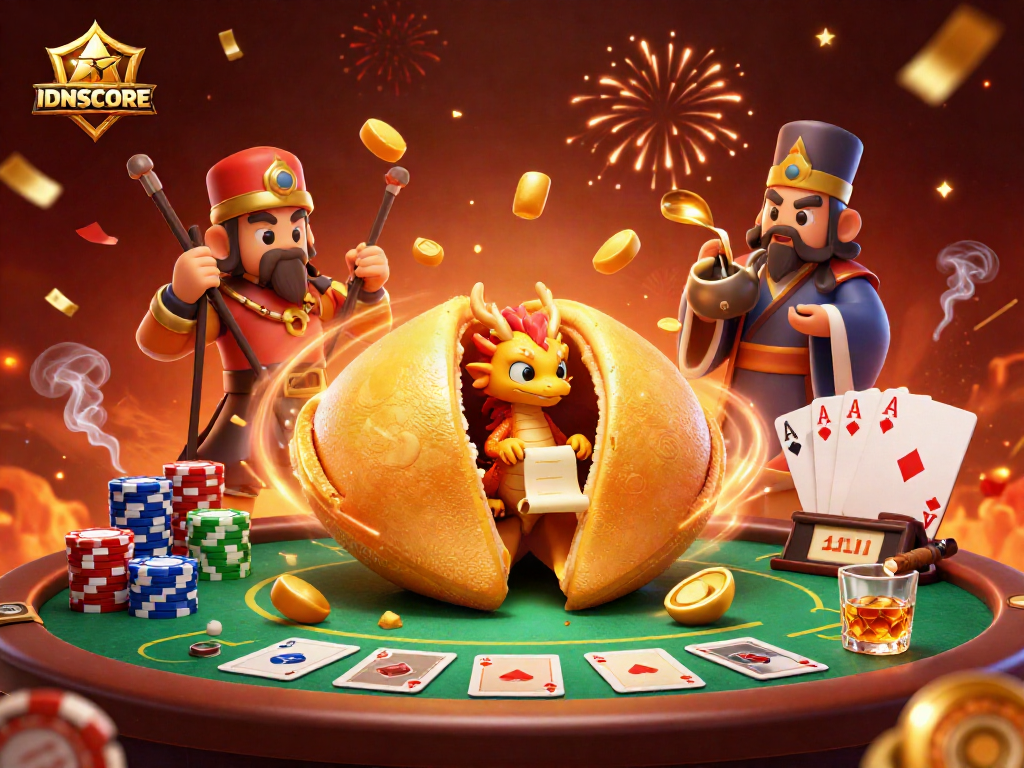 Engage with IDNSCORE’s vibrant gaming experience featuring unique characters and dynamic casino elements.