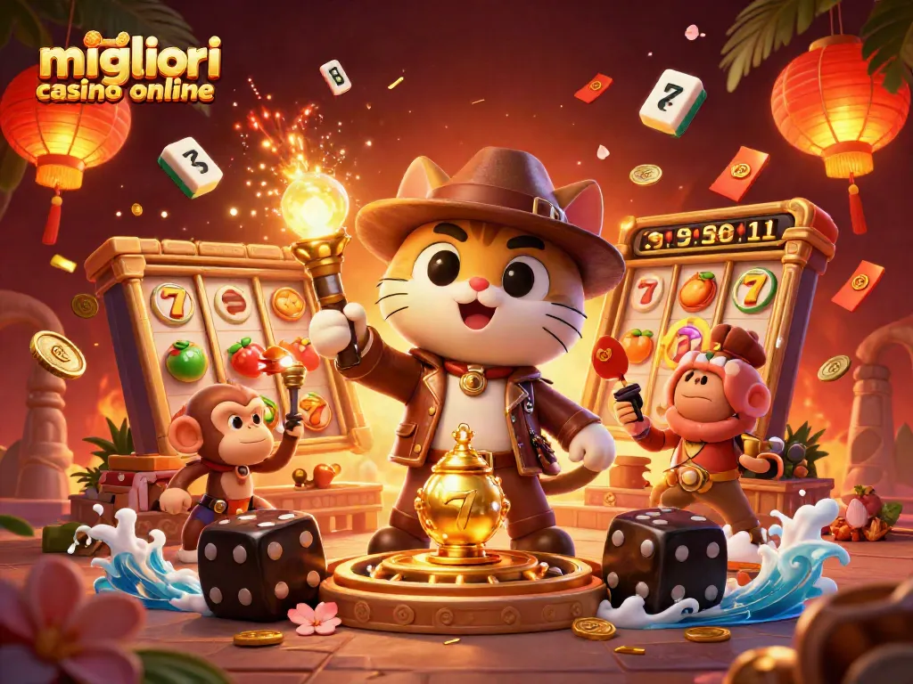 Scopri i migliori casino online con l'esploratore cartone e il suo amico scimmia, tra simboli di fortuna e avventure.