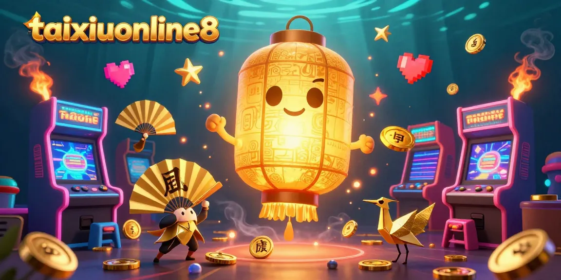 Engage in thrilling gameplay at taixiuonline8, showcasing stunning illustration of vibrant casino ambiance.