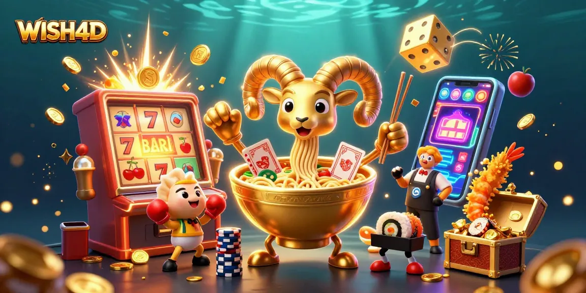 Experience the thrill of WISH4D with exciting slots and games in an animated casino world.