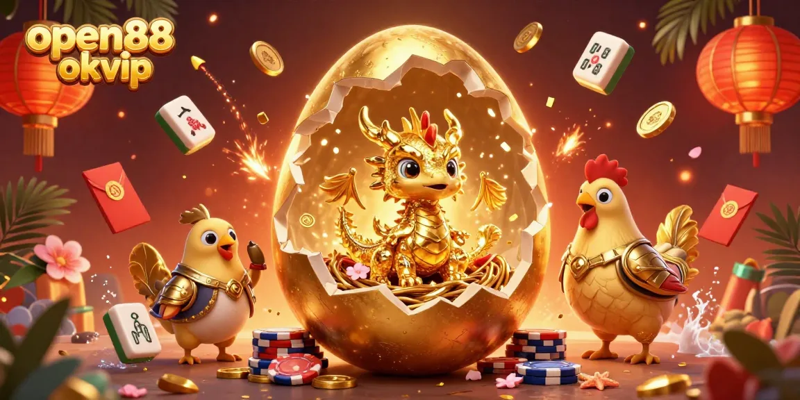 Engage with open88 okvip to unveil treasures and adventures in this vibrant 3D casino illustration.