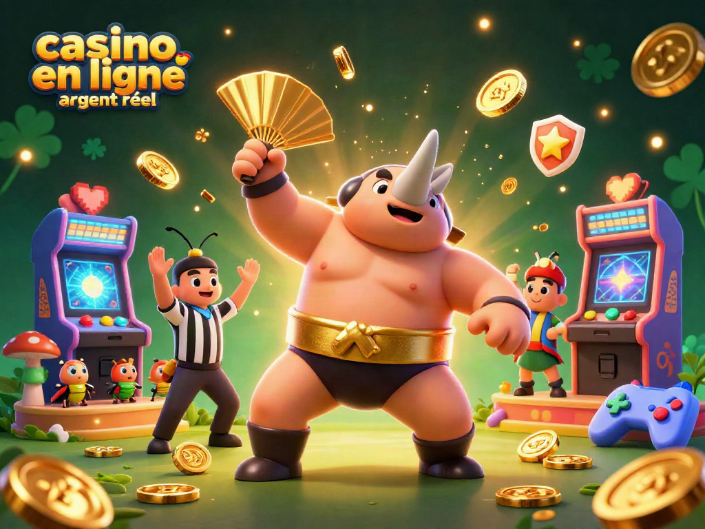 Vibrez avec le casino en ligne argent réel, des personnages animés et des machines à sous colorées dans un univers divertissant.