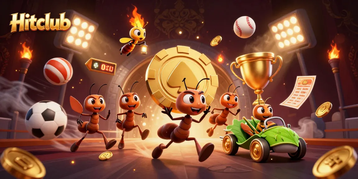 Join the Heist with Hitclub’s Ants as They Chase Big Wins and Golden Chips in a Casino Adventure