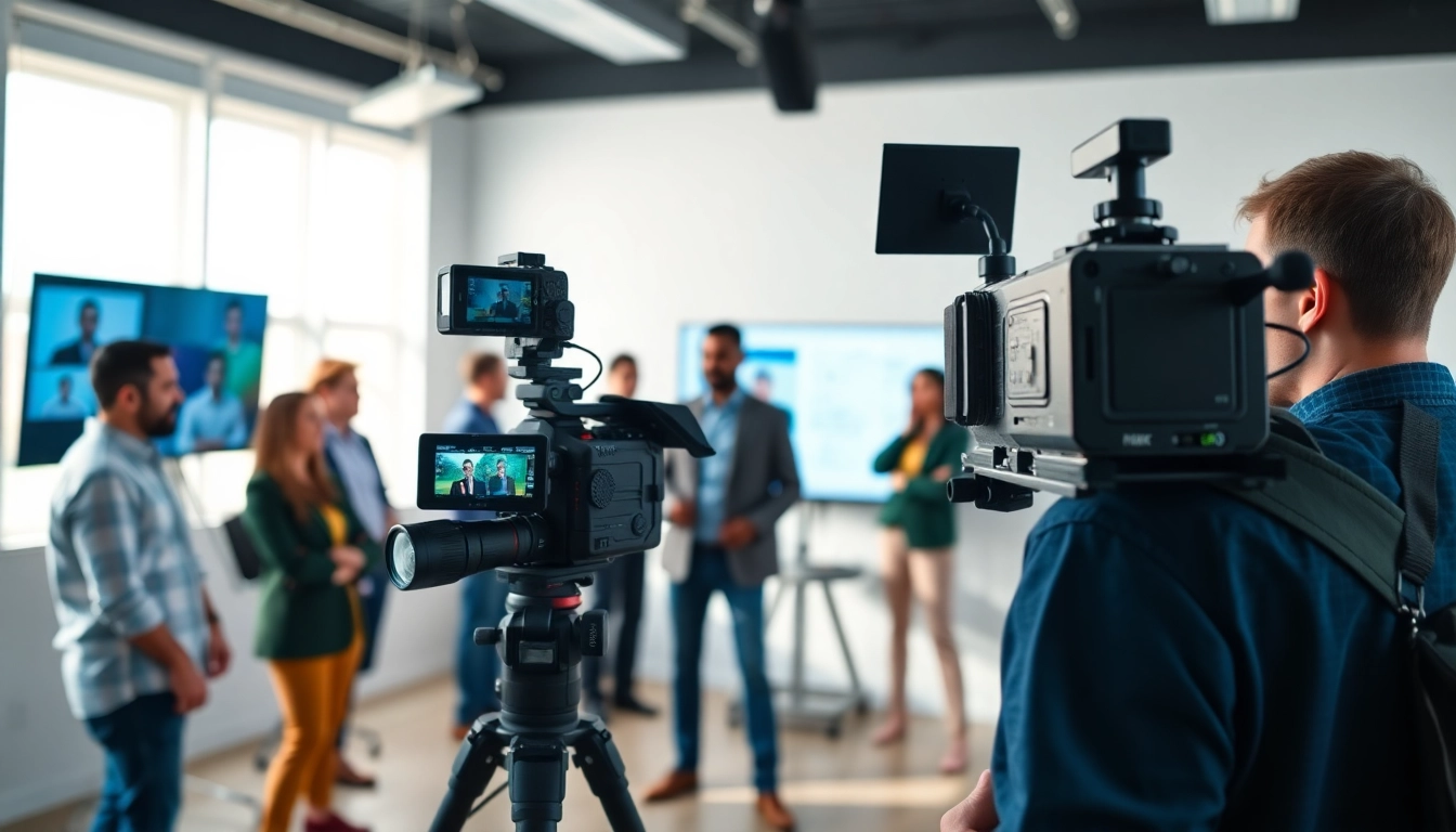 Creating engaging training videos with a focus on diverse participants and modern equipment.