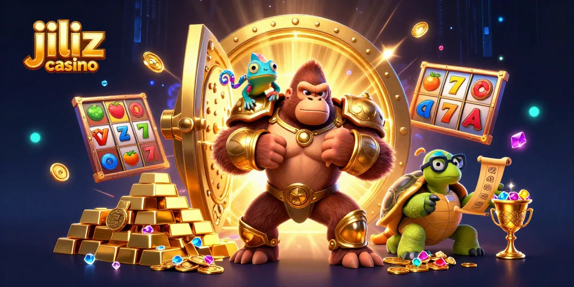 Engage with the jiliz casino experience featuring slot reels and vibrant gaming elements.
