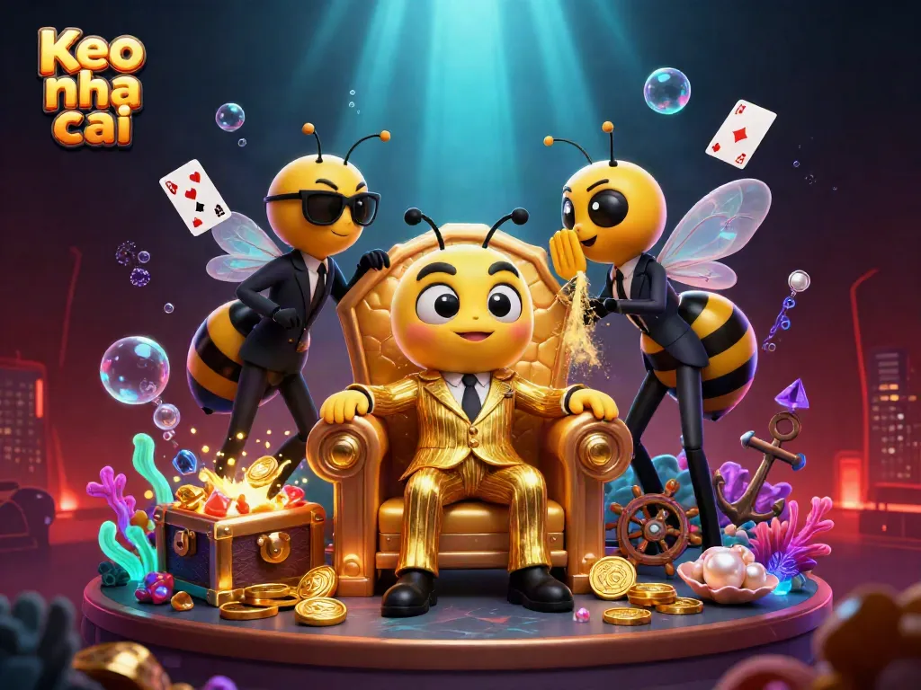 Experience thrilling bets and strategies with Keo nha cai in this rich, detailed casino illustration.