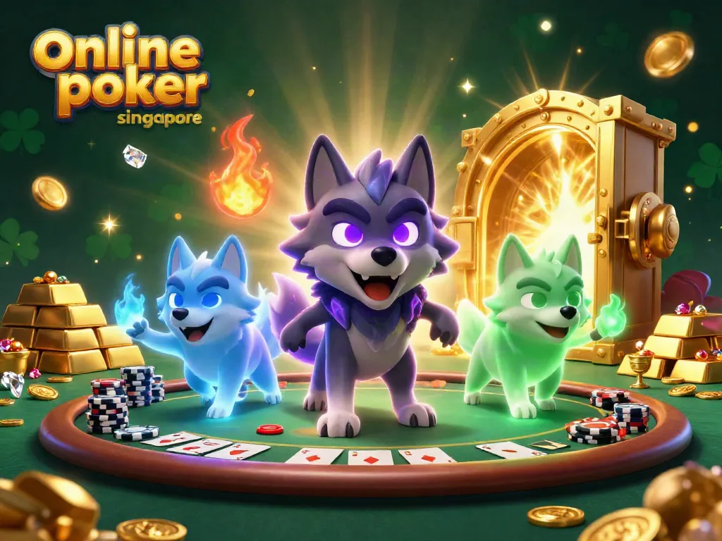 Experience online poker Singapore with dynamic action at a vibrant poker table