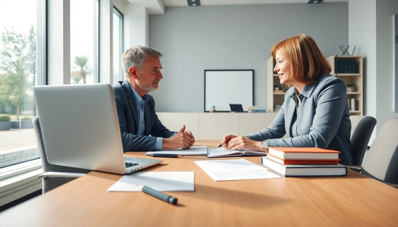 Estate Planning consultation scene with a professional atmosphere and key documents displayed.