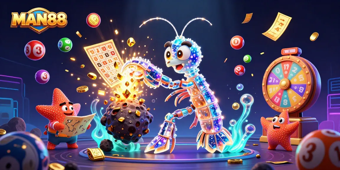 Discover dynamic gambling excitement with MAN88 featuring a galactic samurai amidst golden treasures.