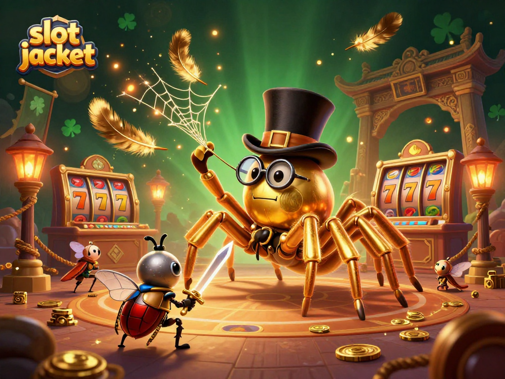 Experience the thrill of slot jackpot wins with a vibrant 3D illustration of casino action.
