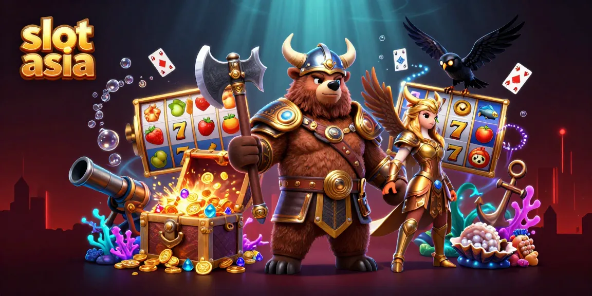 Engage with slot asia and experience thrilling jackpot wins in vibrant 3D illustrated scene