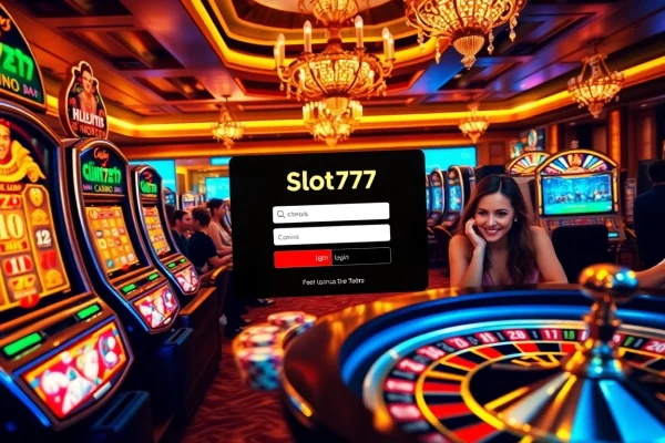 Experience the excitement of slot777 as players interact with engaging slot machines and casino games.