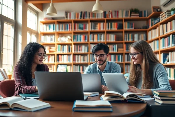 Explore alternatives to traditional exam prep in a vibrant study environment showcasing collaboration.