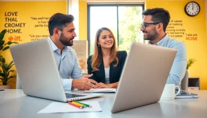 Engaging career coaching session highlighting expert guidance for career progression.