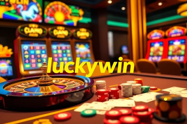 Experience the excitement of online betting at luckywin with vibrant casino games and engaging visuals.