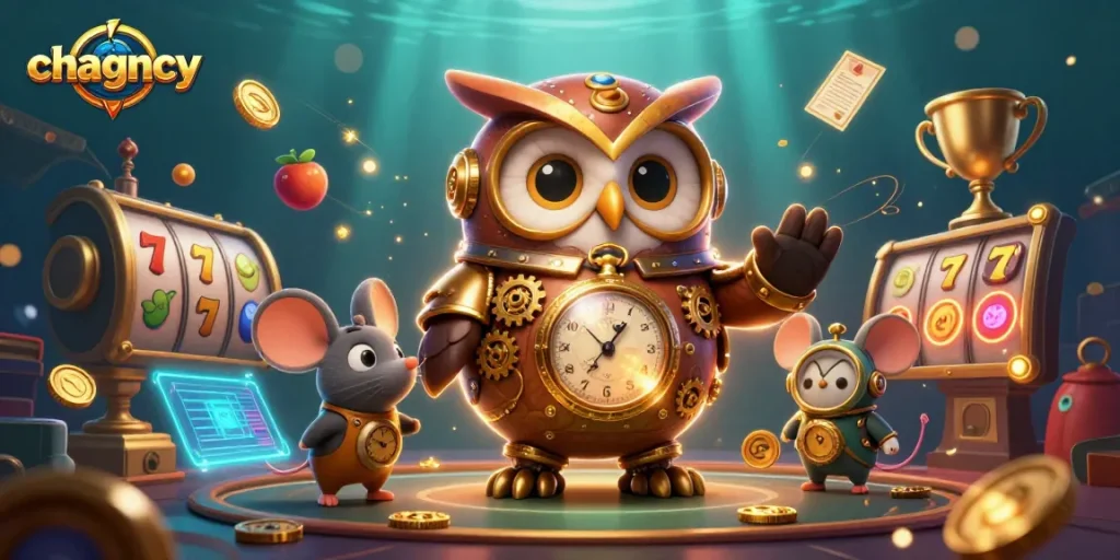 Play thrilling Bonus Buy slots at chagency's vibrant casino universe featuring steampunk elements.